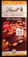Lindt Les Grandes 32% Amandes