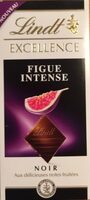 Lindt Figue intense noir notes fruitees
