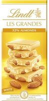 Les Grandes White 32% almonds