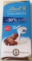 Schokolade Vollmilch -30% Zucker