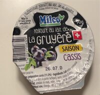 Yogourt au lait de la Gruyère