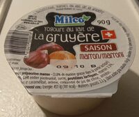 Yogourt au lait de la Gruyère - saison - marron