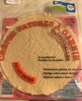 Crêpes natures à gsrnir