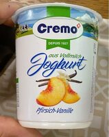 Joghurt aus vollmilch pfirsich-vanille