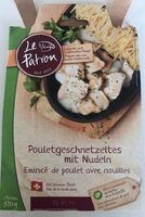 Emincé de poulet avec nouilles