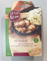 Köttbullar avec purée de pommes de terre