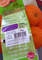 Oranges blondes