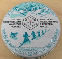 Pastilles Poire Williams et menthe poivrée