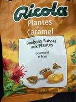 Bonbons aux plantes saveur caramel Ricola