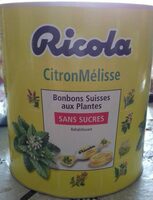 Bonbons Suisses aux plantes - Citron Mélisse - Sans Sucre