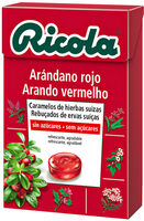 Caramelos de hierbas suizas arándano rojo