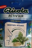 Activ'air menthol intense