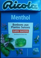 Menthol - Bonbons aux plantes suisses