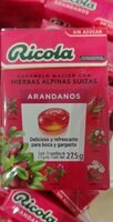 Caramelo macizo sabor arándano