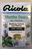 Ricola menthe douce des glaciers