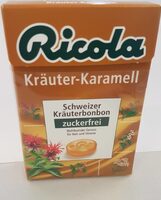Ricola Kräuter Karamell, Schweizer Kräuterbonbon