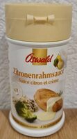 Sauce citron et crème