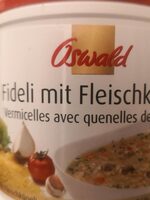 Oswald vermicelles avec quenelles