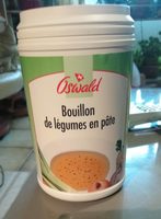 Bouillon de légumes en pâte