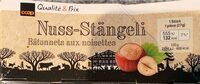 Nuss-Stängeli. Bâtonnets aux noisettes