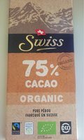 Organic 75% cacao