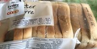 Pain de mie tranché au beurre