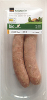 Saucisses à rôtir de porc