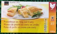 Blancs de poulet au curry en croûte
