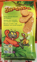 Biscuits miel-amandes aux céréales complètes