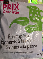 Épinards à la crème