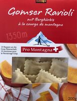 Gomser ravioli à la courge