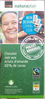 Chocolat noir aux amandes 60% cacao