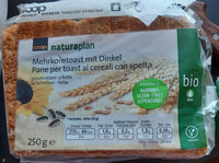 Brot Mehrkorntoast mit Dinkel geschnitten