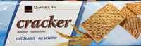 Cracker Multicéréales au Sésame