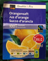 Qualité & Prix Jus d'orange