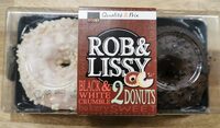 Black & White Crumble Donuts