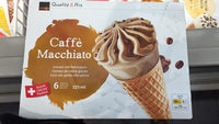 Qualité & prix - 6 Cornets de crème glacée au café et nature avec 2% de pépites de chocolat