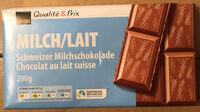 Qualité & Prix Lait Chocolat au lait suisse