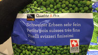 Erbsen sehr fein