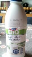 Lait entier UHT