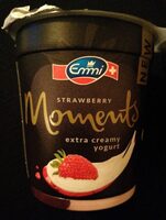 Emmi Moments extra creamy srtawberry yogourt