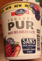 Yogourt pur baies des bois et datte