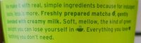 Matcha Latte