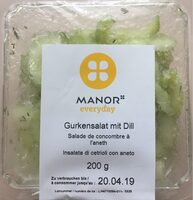 Salade de concombre à l'aneth