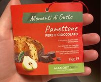 Panettone poires confites et pepites de chocolat