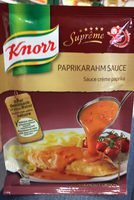 Sauce crème paprika