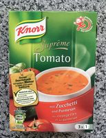 Quick Soup Suprême Tomato aux Courgettes et au Parmesan