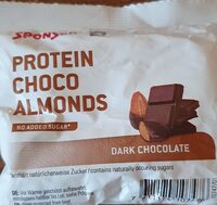 Protein choco almonds