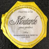 Tomme moutarde gros grains