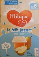 Milupa le Petit Dessert Birne 330g (6x55g)
